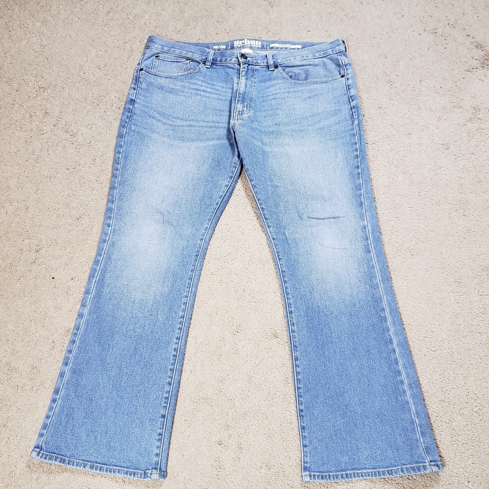 Urban Pipeline Jeans Men 36x30 (40x30) Blue Loose Bootcut Relaxed Light Wash Y2K
